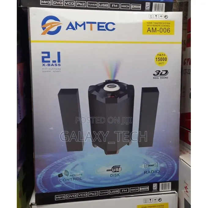 AMTEC AM-006 2.1 X-Bass Home Theater System