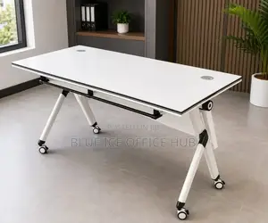 Modern Foldable Training Table With Wheel's