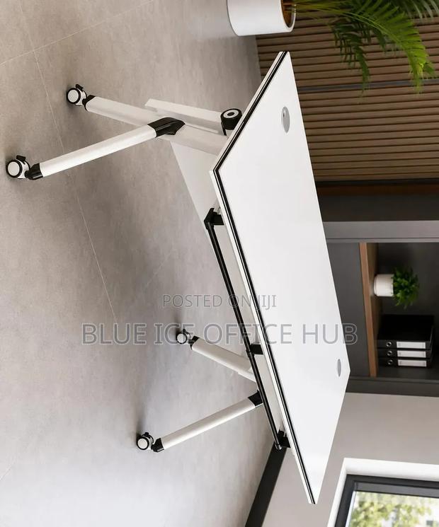 Modern Foldable Training Table With Wheel's - thumbnail 4