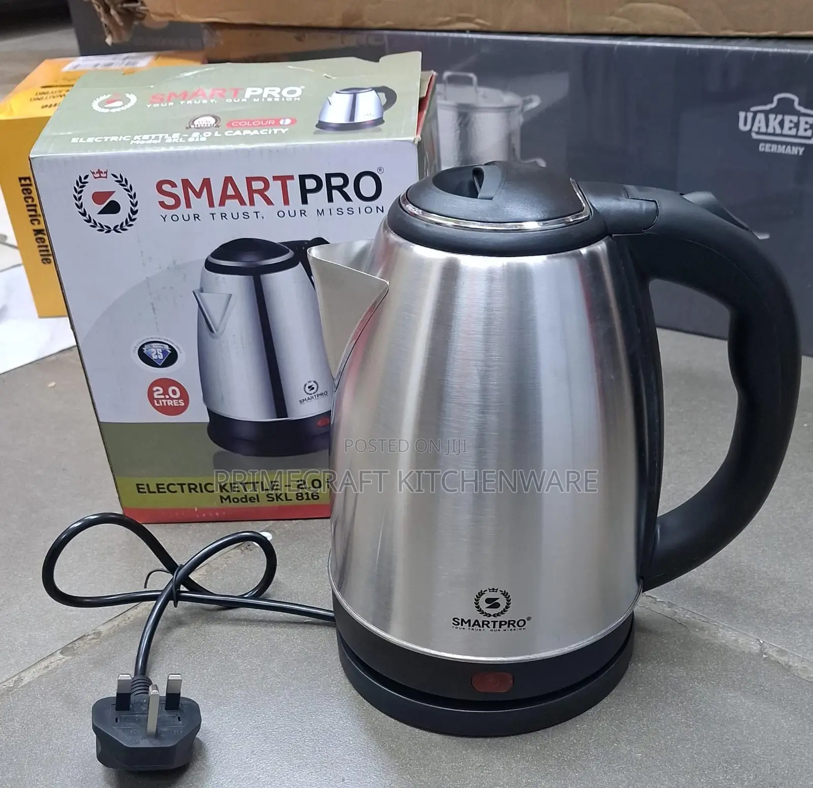 SmartPro 2.0 Litres Stainless Steel Electric Kettle