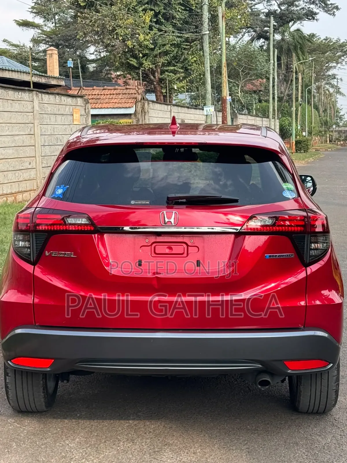 Honda Vezel 2019 Red
