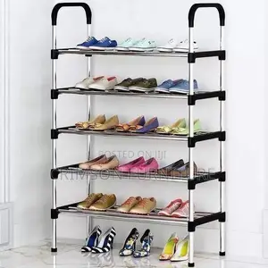 5-Tier Shoe Rack Stackable Assembly