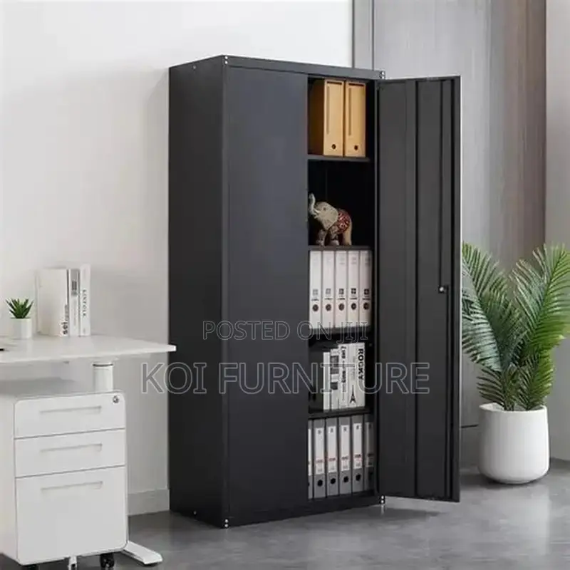 Office Cabinet : 2‐Door Full Metallic Office Cabinet