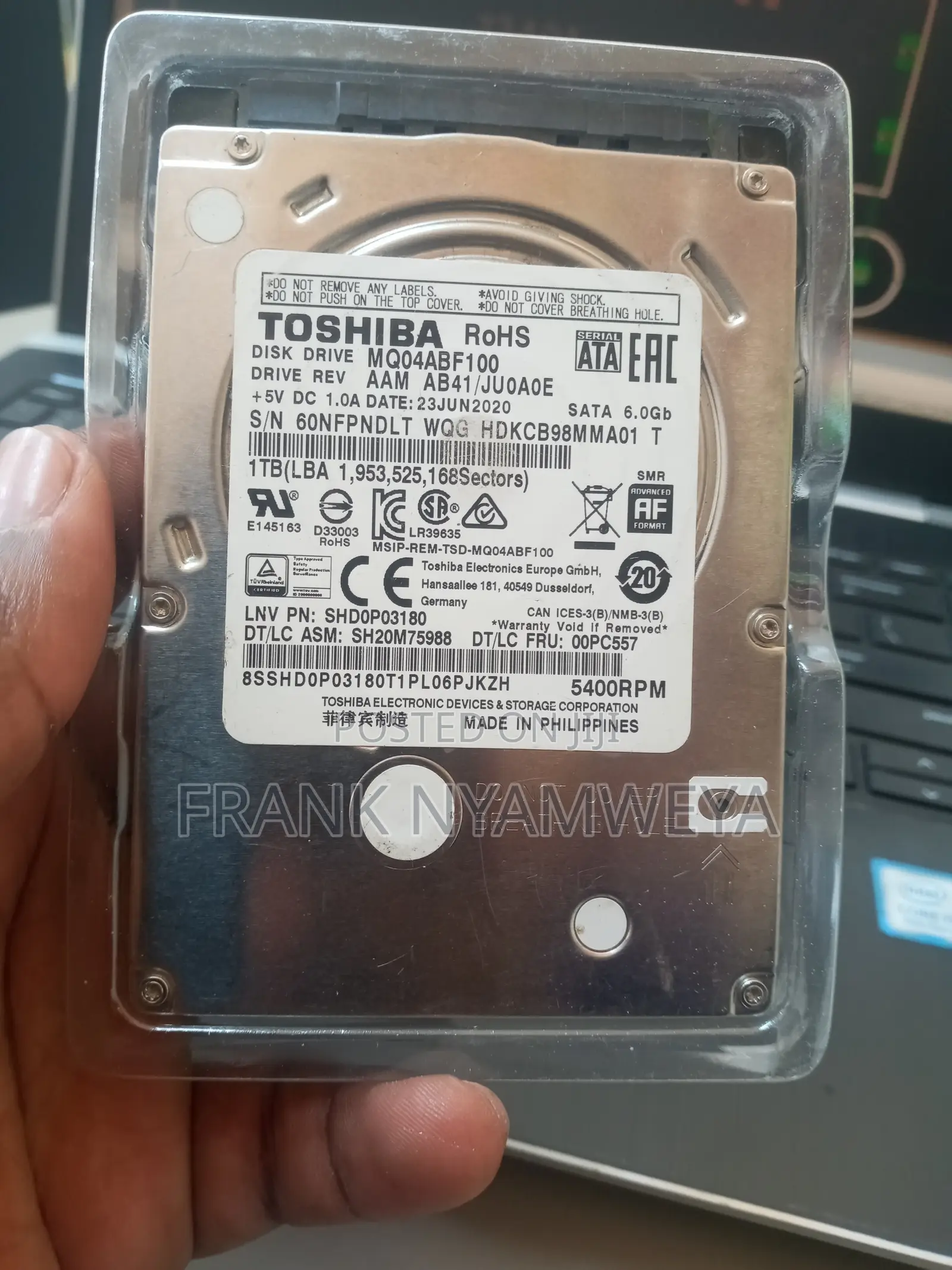 1 TB Laptop HDD