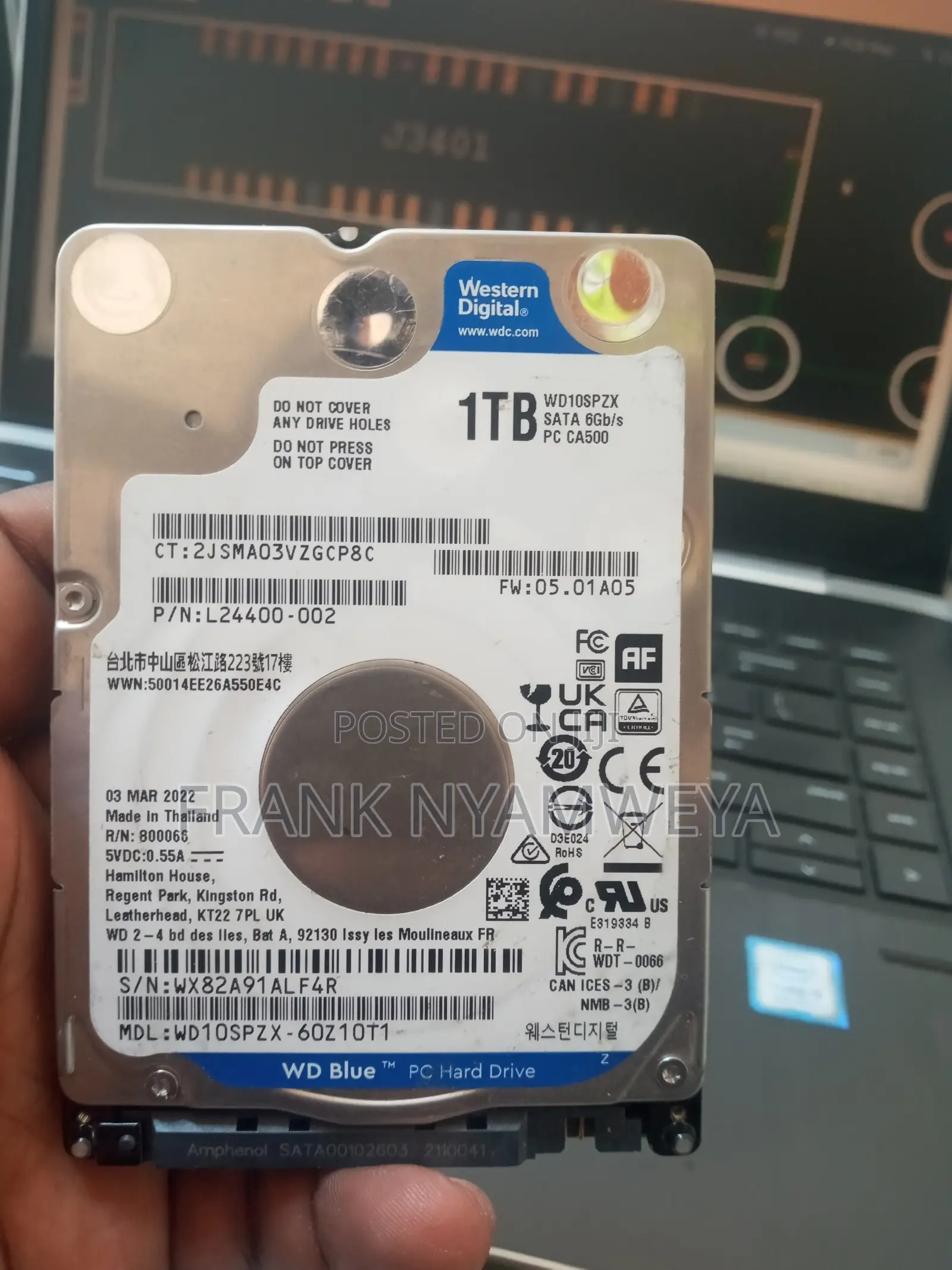 1 TB Laptop HDD