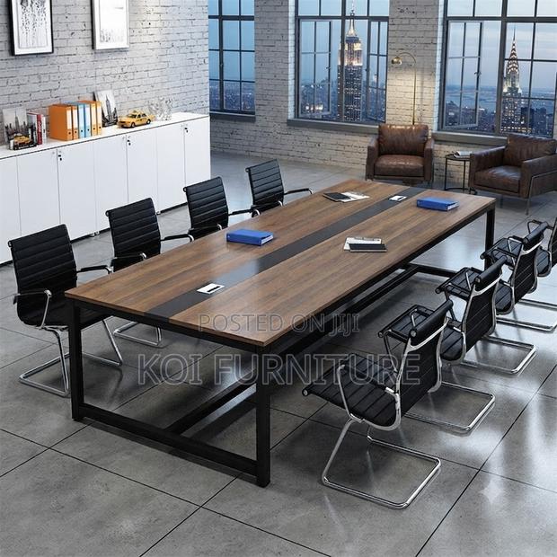 Boardroom Table; 2.4 Meter Hosting and Presentation Boardroom Table - main view