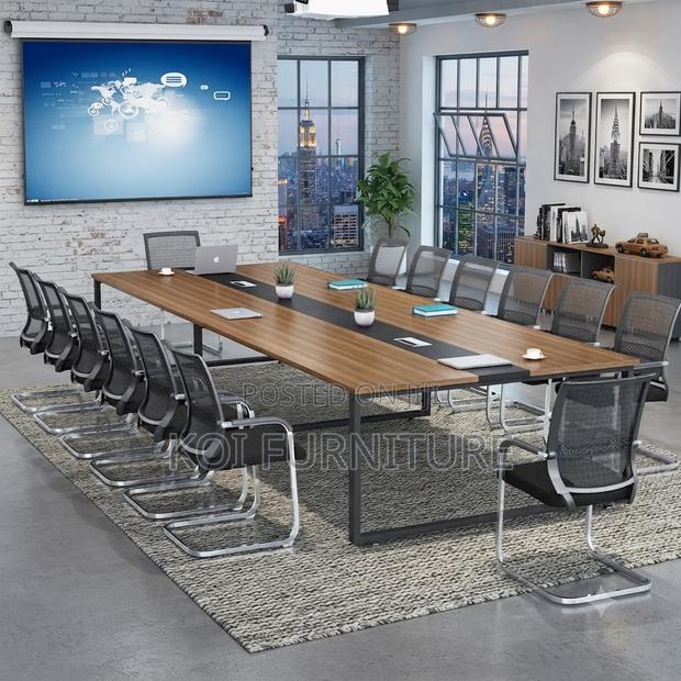 Boardroom Table; 2.4 Meter Hosting and Presentation Boardroom Table - thumbnail 5