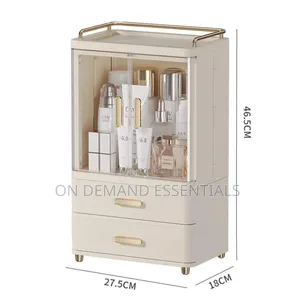 Plastic Lidded Dust Proof Acrylic Cosmetic Storage Cabinet