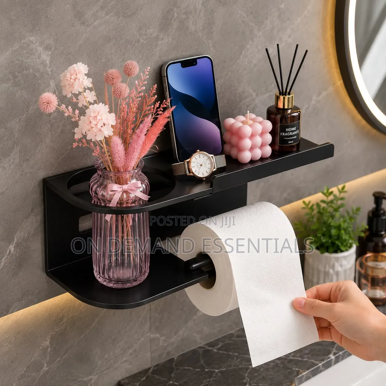 Heavy Duty Bathroom Roll Paper Holder