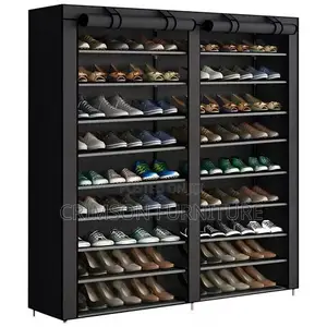 CYFAZA Shoe Organizer Rack - 9 Levels for 54 Pairs