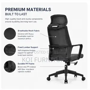 Office Chairs; Mesh Backrest Office Work Seat for Desks