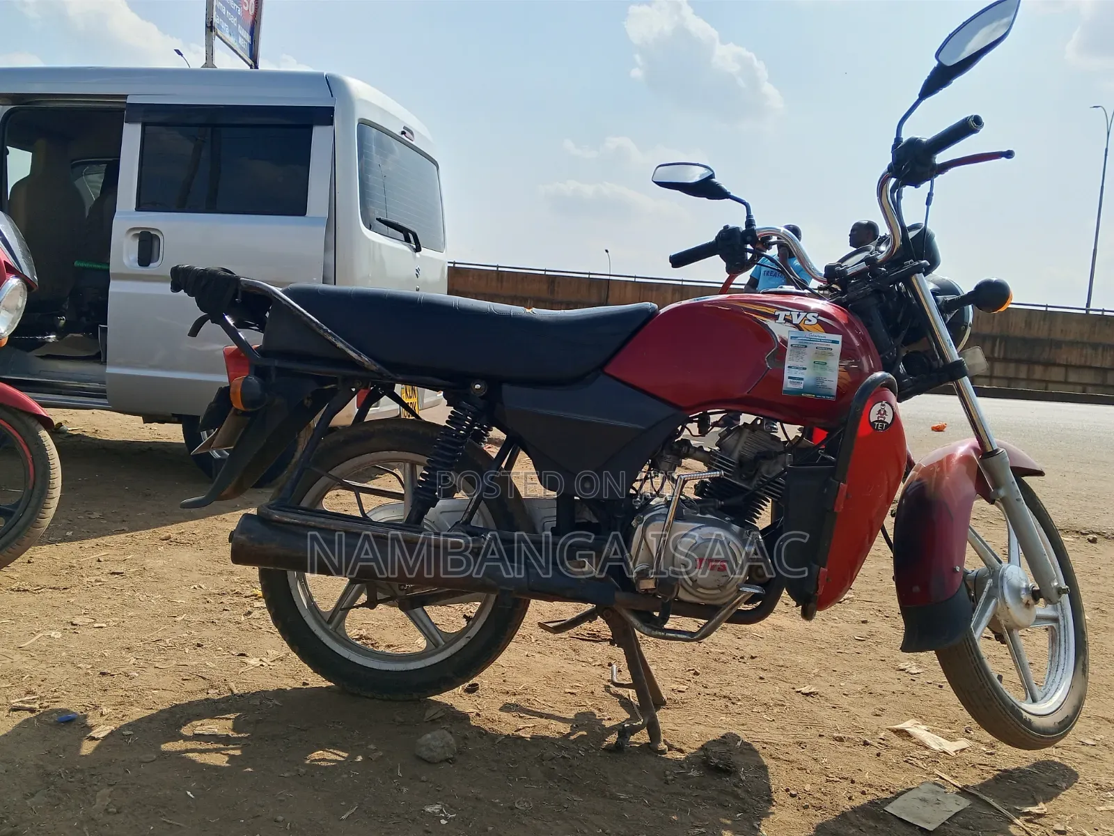 TVS XL 100 2024 Red