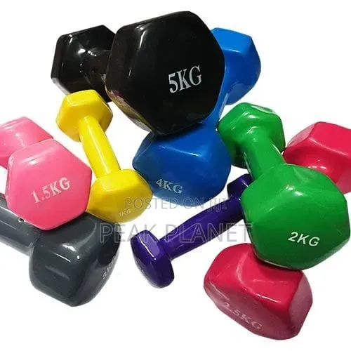 Premium Vinyl Dumbbells – Brand New