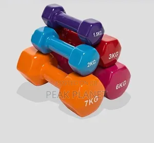 Vinyl Exercise Dumbbells Available