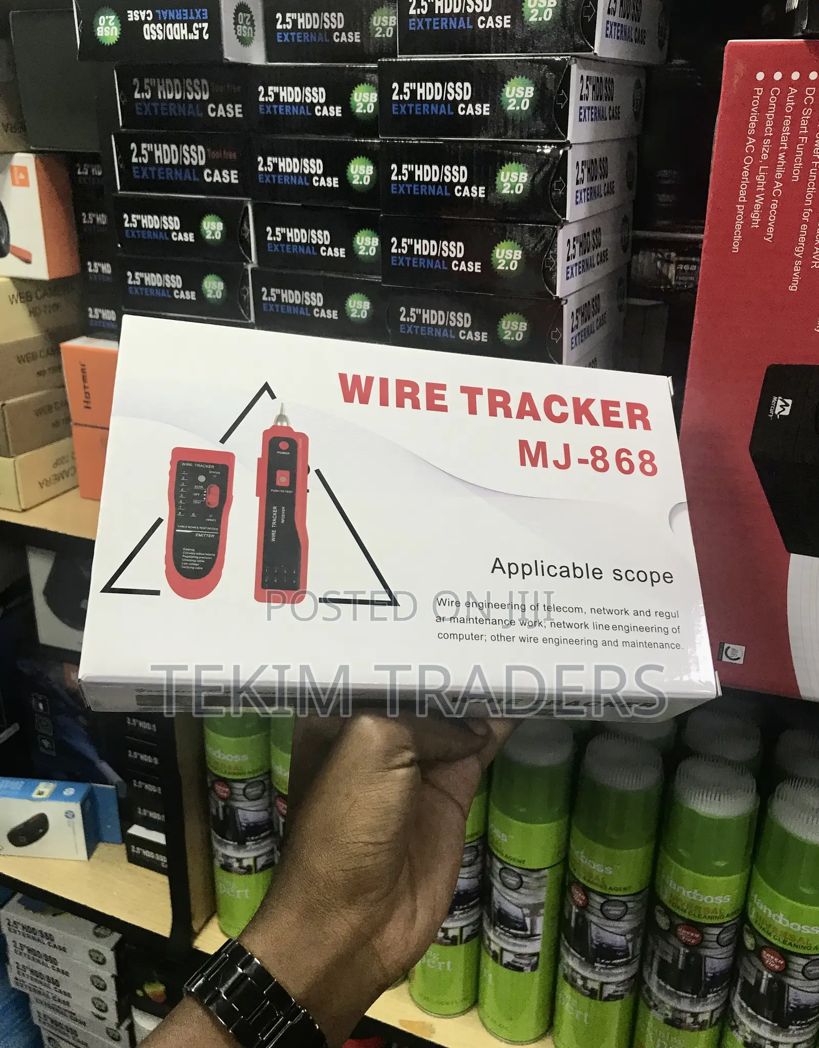 MJ-868 Multi-Function LAN Tester Wire Tracker Kit