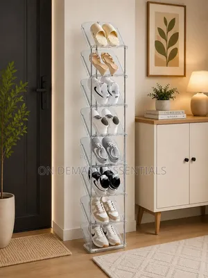 8 Tier String Acrylic Shoe Rack
