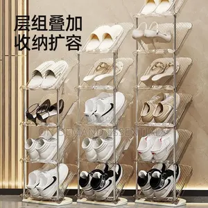 8 Tier String Acrylic Shoe Rack