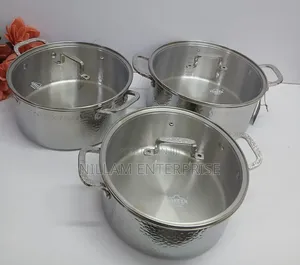 6 PCS Premium High Quality Stainless Steel Cookware Set