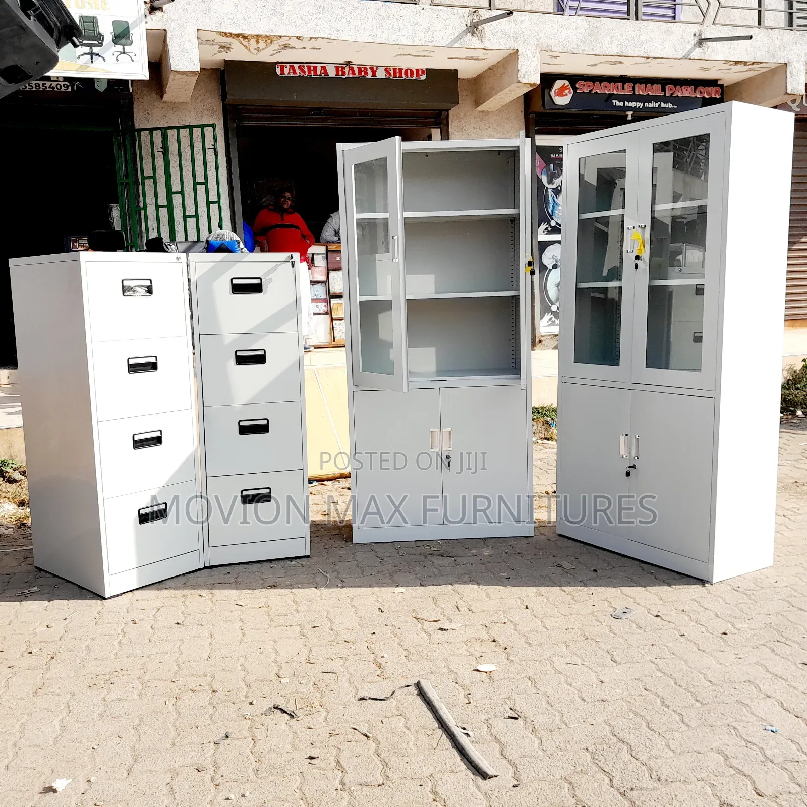 4shelves Metallic Office Filling Cabinet