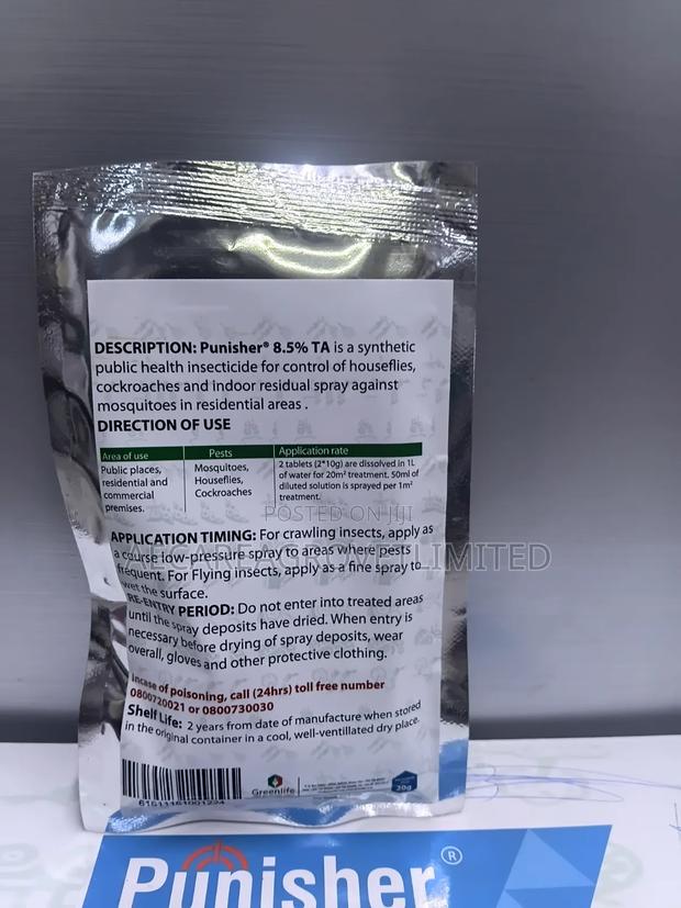 Punisher 85 Ta 20 G Insecticide Cockroach - thumbnail 5