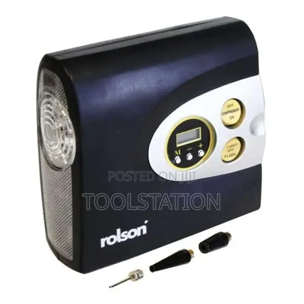AIR COMPRESSOR DIGITAL 12V(42963) Rolson Brand Heavy Duty