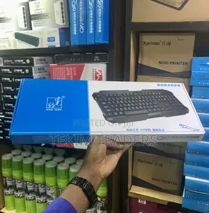 Q19 Wired 104-Key USB Keyboard With Spill-Resistant Design