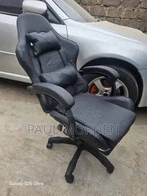 All Black With Footrest Gaming Chair Gaming Recliner
