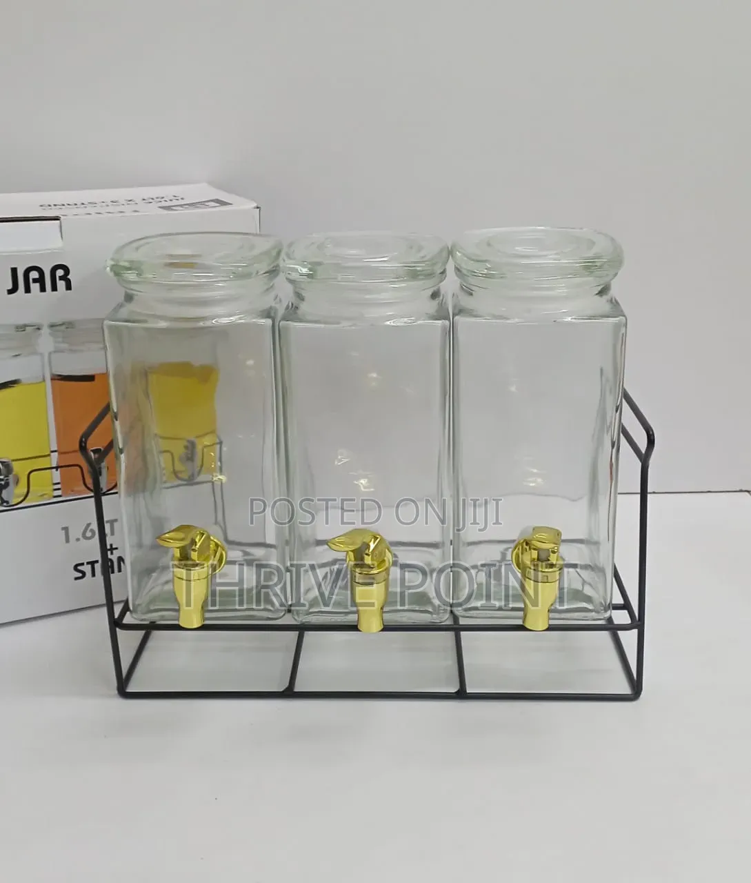 1.6l Tripple Glass Juice Dispensers