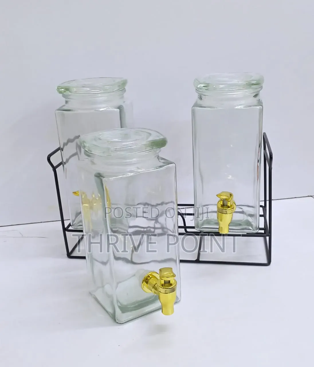 1.6l Tripple Glass Juice Dispensers