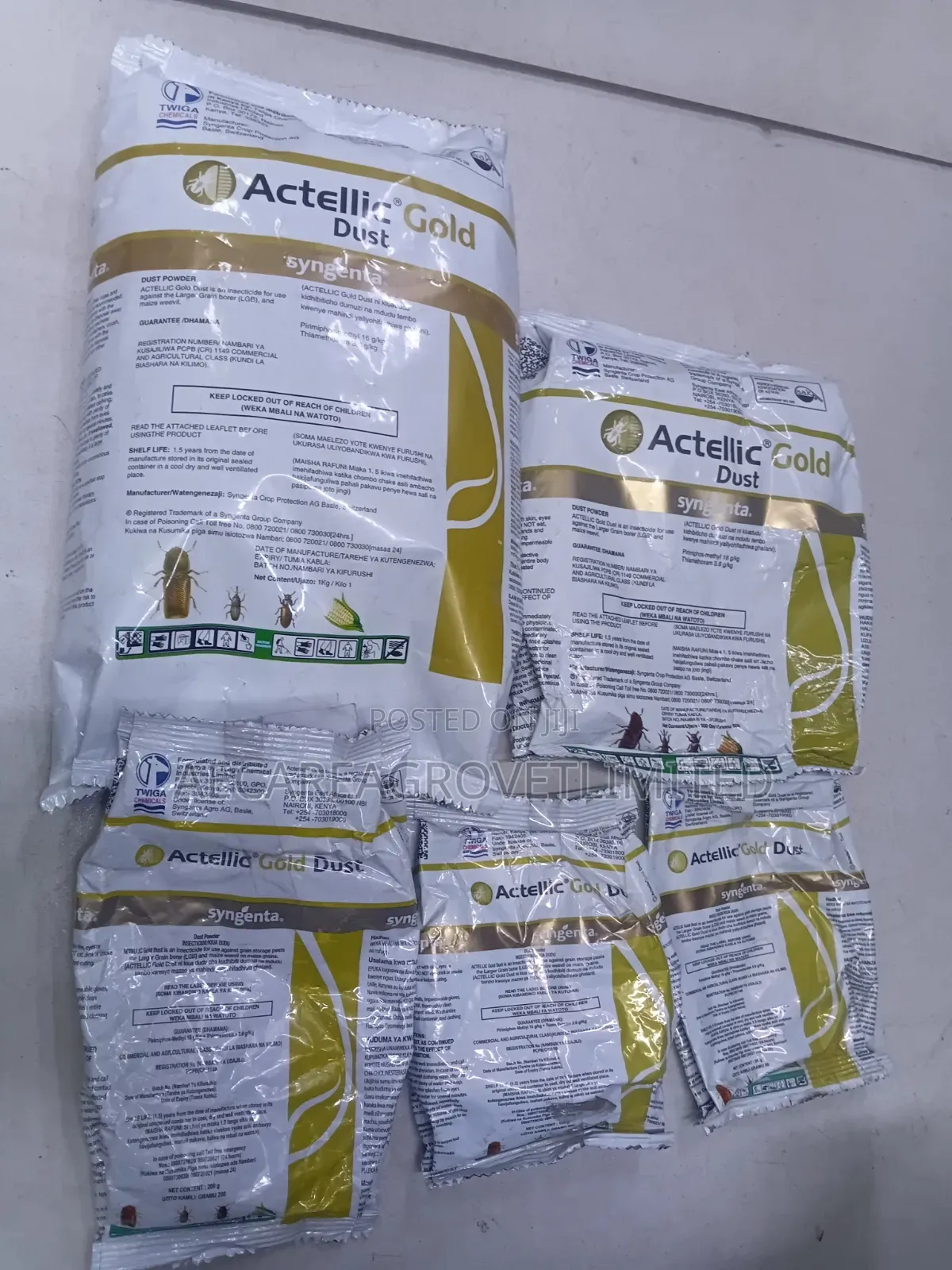 Actellic Gold Dust Preservative 50g, 100g, 200g, 500g, 1kg