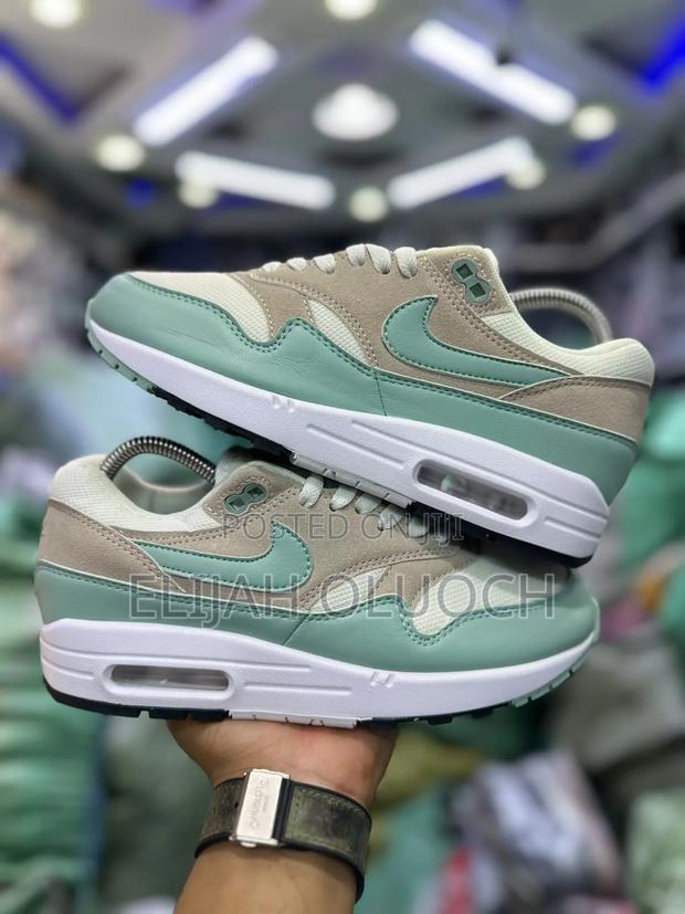 Nike Airmax 1 “Mica Green “ Quality Leather Size 38-45