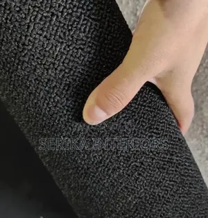 Black Wall to Wall Carpets Environmental Friendly Grey Delta Sigma