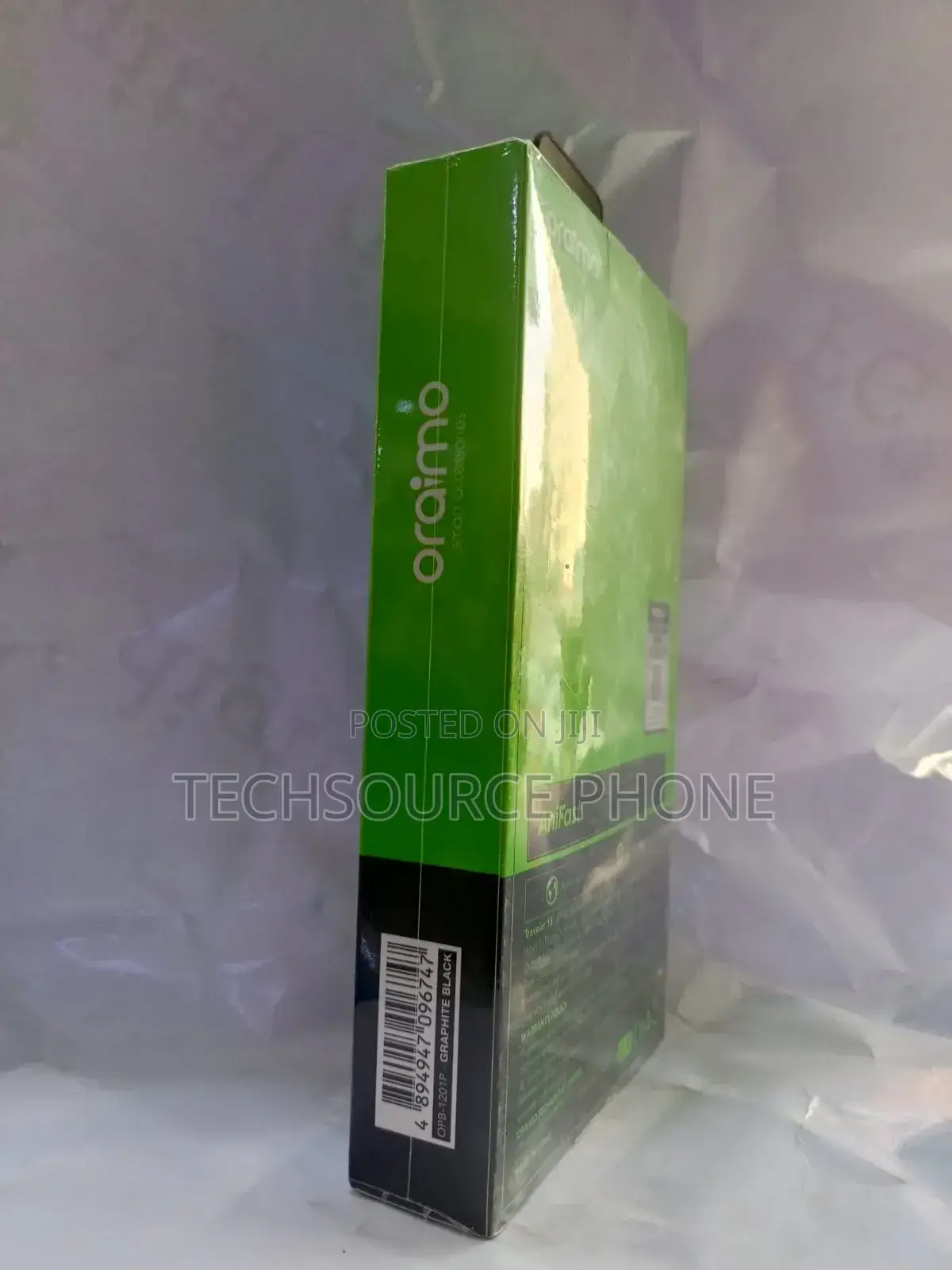 20000mAh Fast Charging Oraimo Power Bank-Black With Free Type C Cable