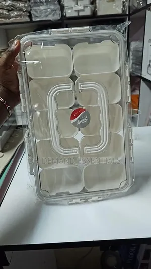 10-Compartment Clear Fridge Box