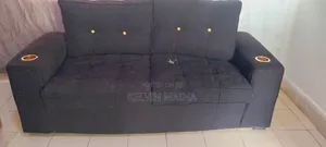 2 Seater Black Seat