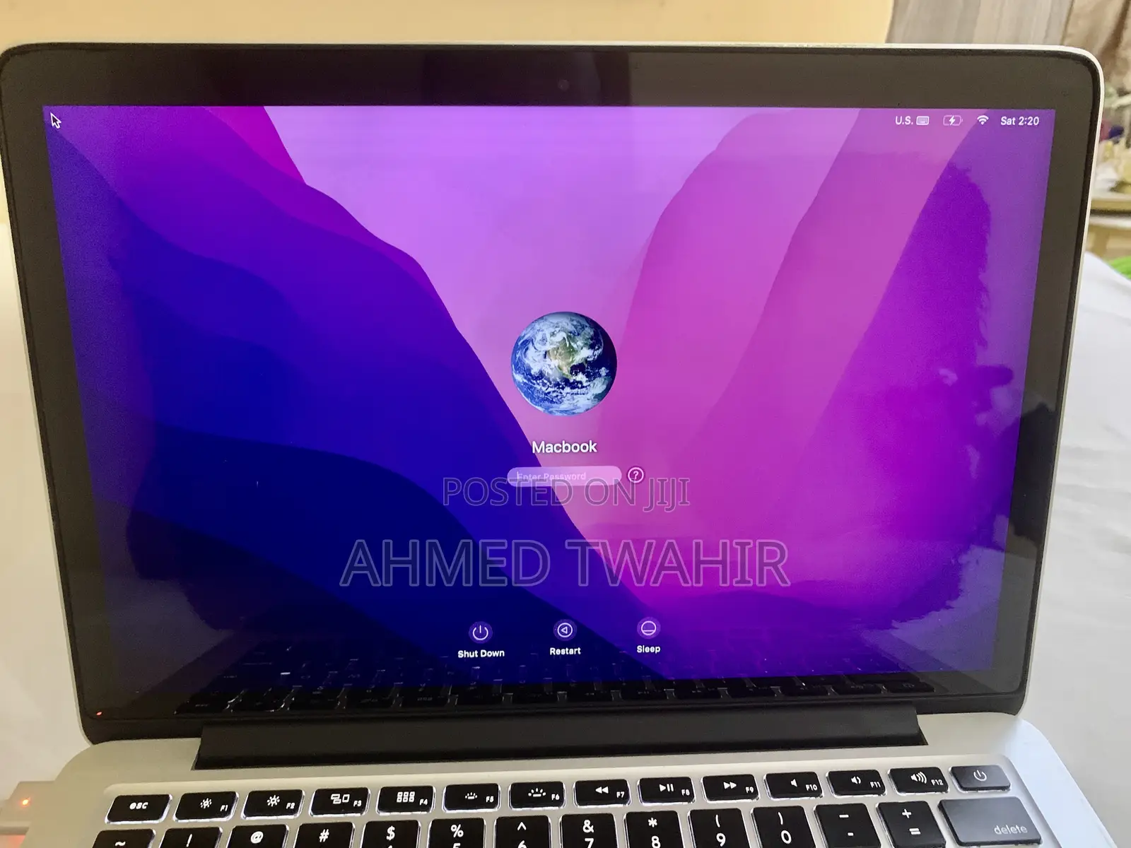 Laptop Apple MacBook Pro 8GB Intel Core i5 SSD 512GB