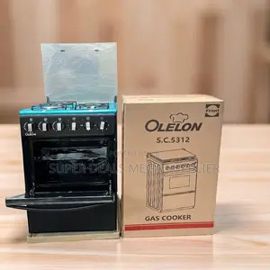 Multipurpose Free Standing 4 Gas Cooker Burner With Electric Oven