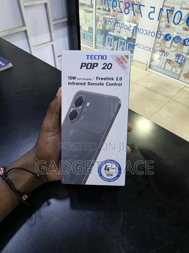 New Tecno Pop 20 128 GB Black - thumbnail 3