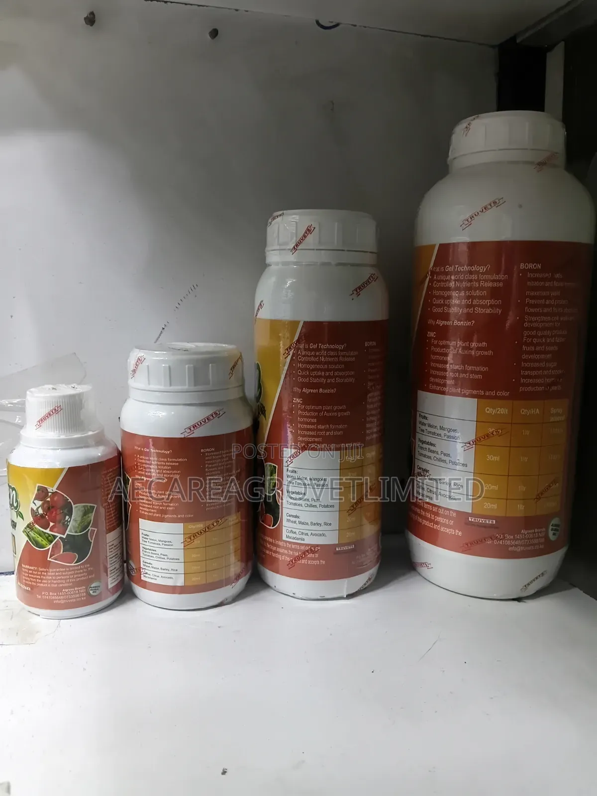 Bonzin Algreen Gel Technology Foliar Fertilizer 100ml, 250ml,500ml, 1L