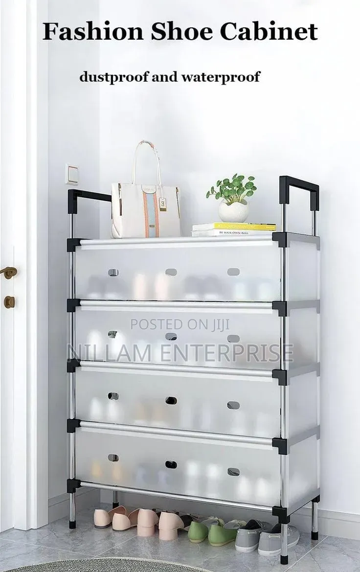 Shoe Storage Cabinet Foldable and Space-Saving Design*