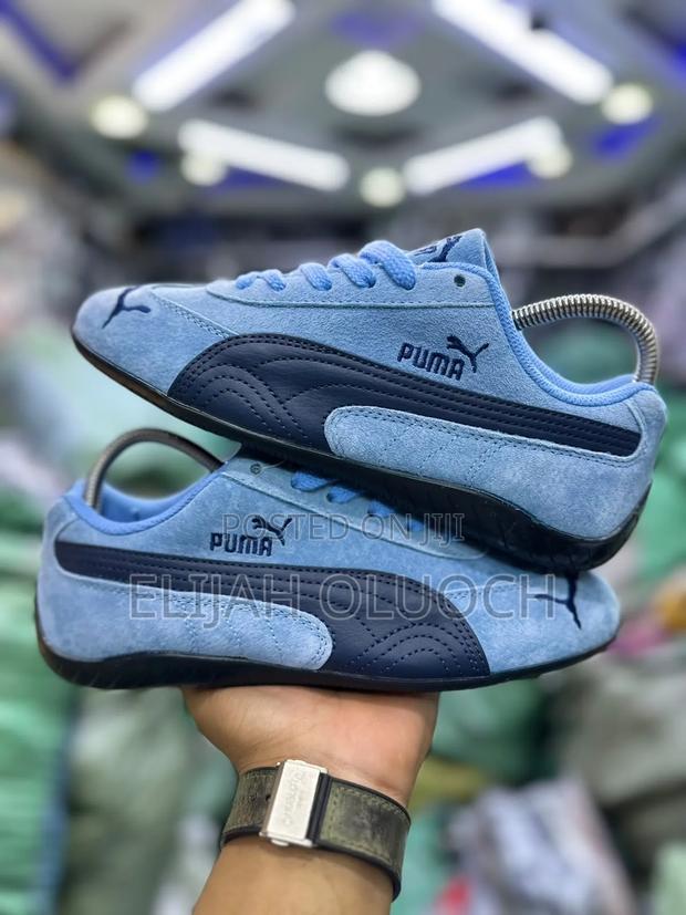 Puma Speedcat OG “ Light Blue “ Quality Leather Size 37-45