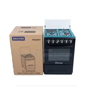 Contemporary Free Standing 4 Gas Cooker Burner With Electric Oven