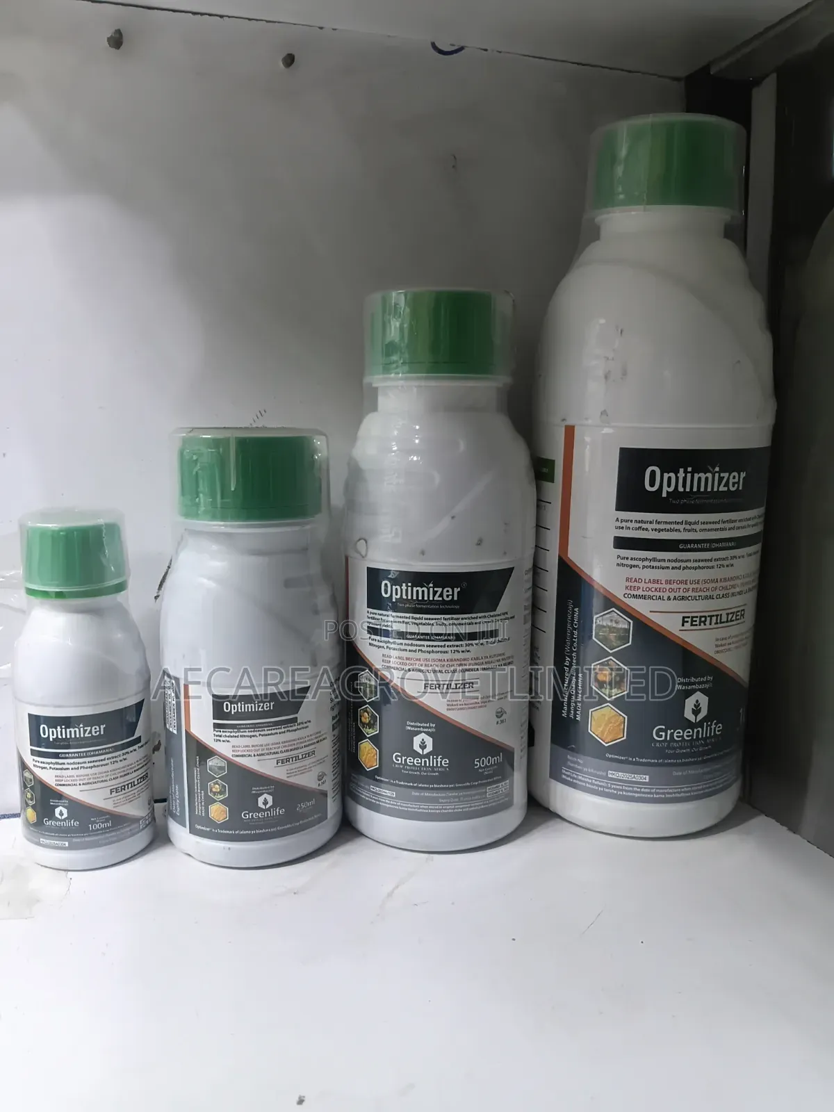 Optimizer Organic Fertilizer 100ml, 250ml, 500ml, 1l