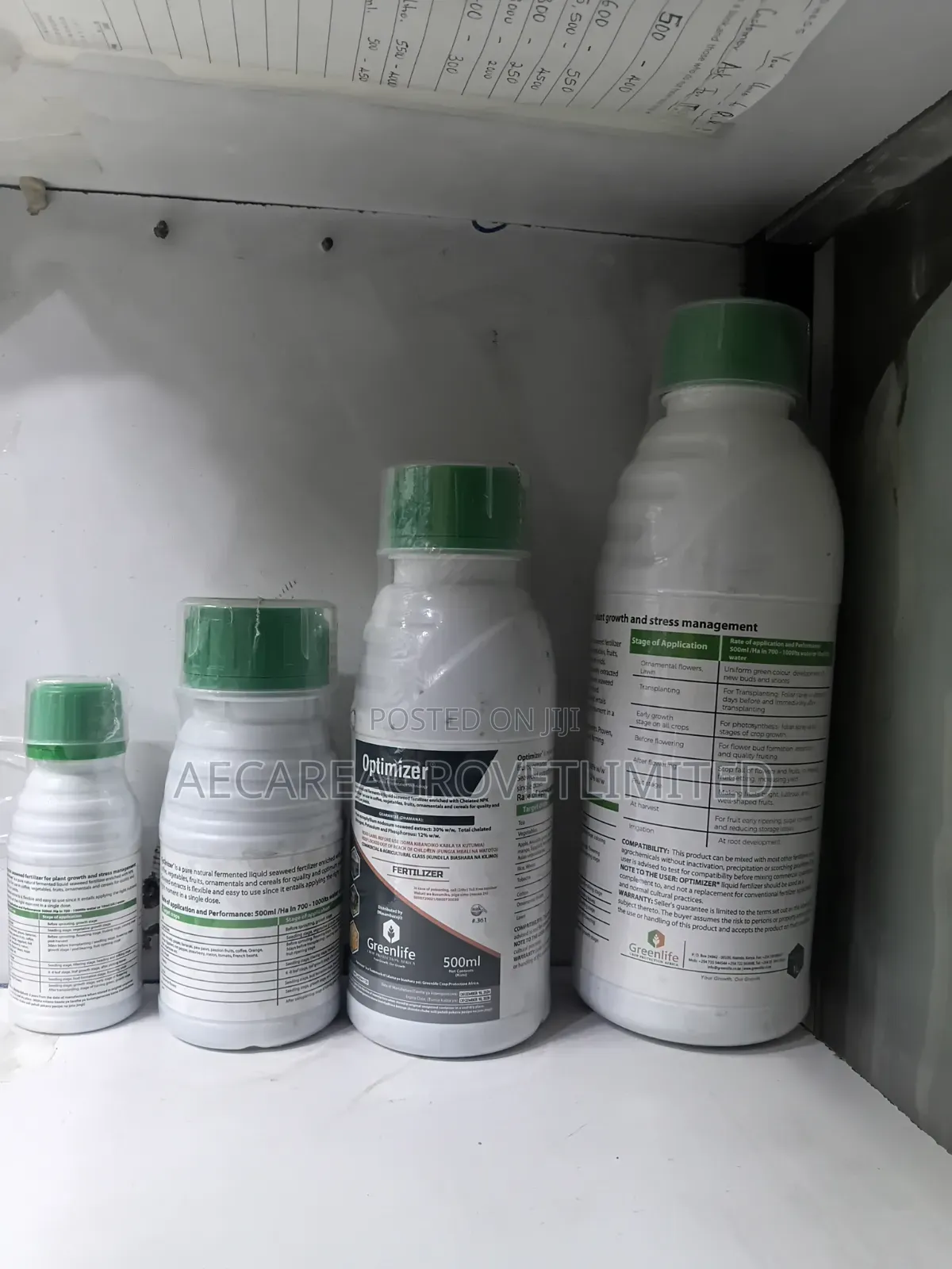 Optimizer Organic Fertilizer 100ml, 250ml, 500ml, 1l