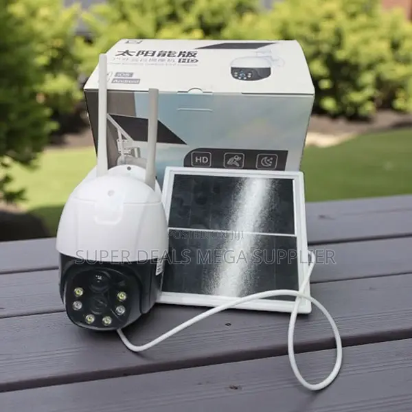 Alarm Warning Light 4G PTZ Outdoor Security Motion Sensor Solar Camera