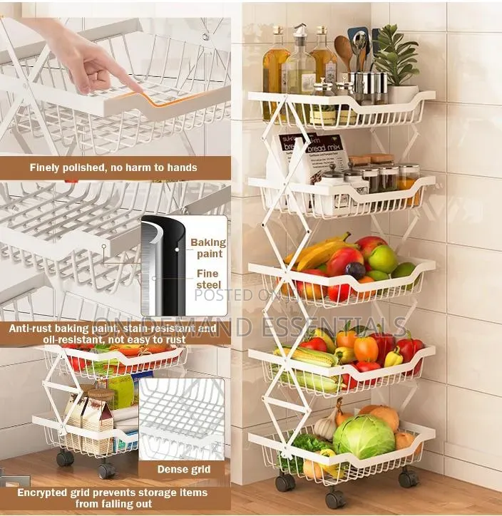 Multi-Layer Kitchen Vegetable/Fruit Shelf
