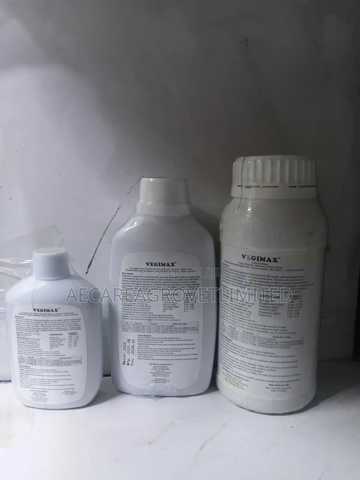 Vegimax Organic Foliar Fertilizer 125ml, 250ml, 500ml
