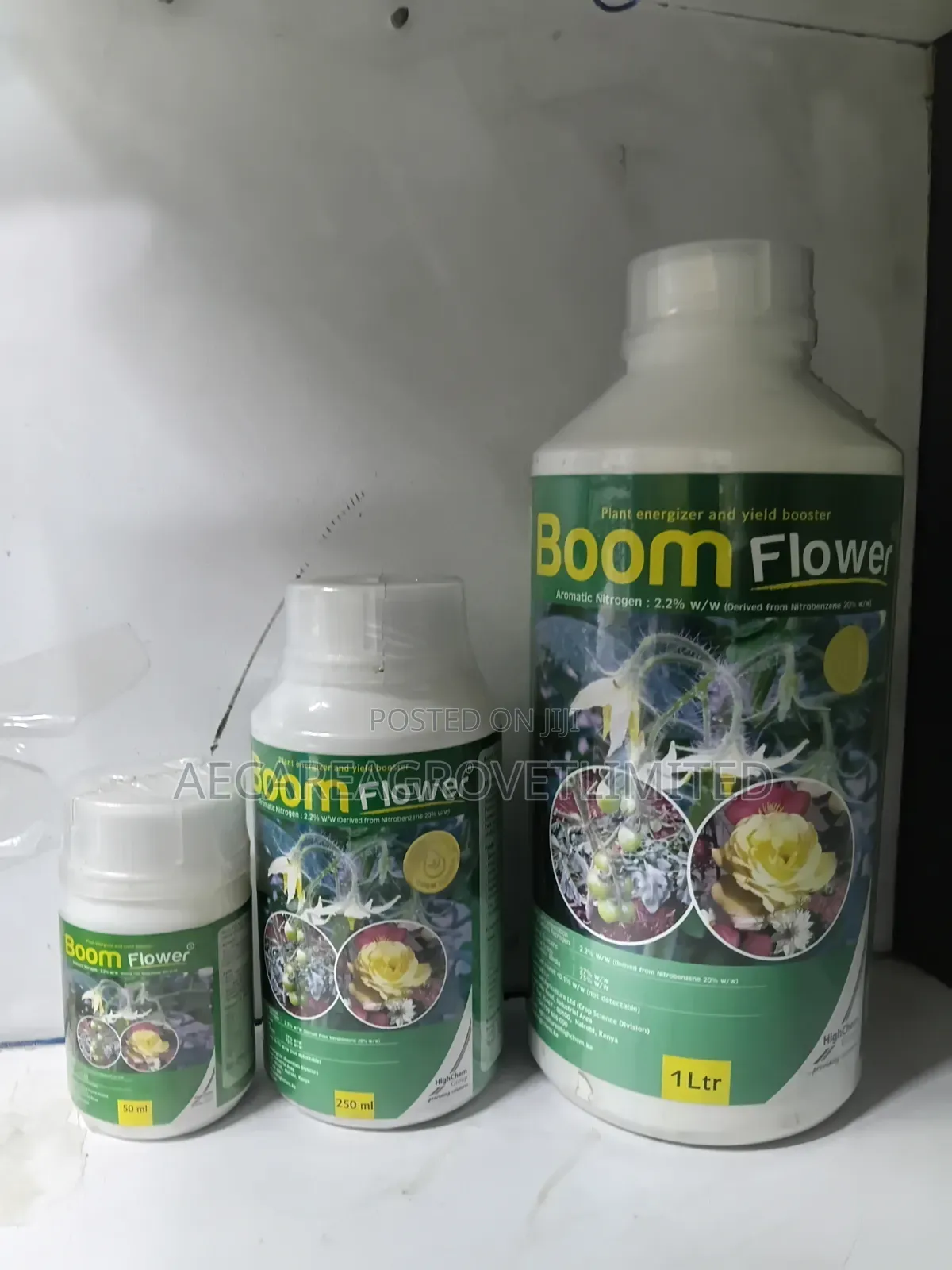 Boom Flower Fertilizer 50ml, 100ml, 250ml, 1litre