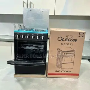 Robust Free Standing 4 Gas Cooker Burner With Electric Oven