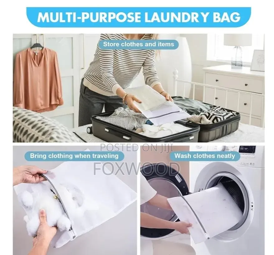 *Big Multiple Use Mesh Laundry Bags 4pcs